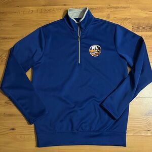 Blue NY Islanders Quarter-Zip Pullover